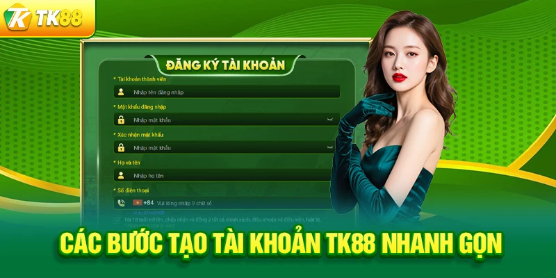 TK88 | Trang Chủ Nhà Cái Cá Cược Uy Tín 2026 | Link Vào Không Chặn Các bước tạo tài khoản TK88 nhanh gọn